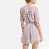 Платье С короткими рукавами и рисунком 2(M) розовый