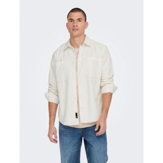 Рубашка-ковбойка С нагрудными карманами из хлопка Alp M белый