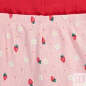 Комплект из двух пижам на Тонких бретелях в рубчик 14 лет - 156 см розовый