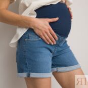 Шорты Из денима для периода беременности  34 (FR) - 40 (RUS) синий