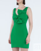Платье мини P.A.R.O.S.H. D731278-RENNY зеленый xs