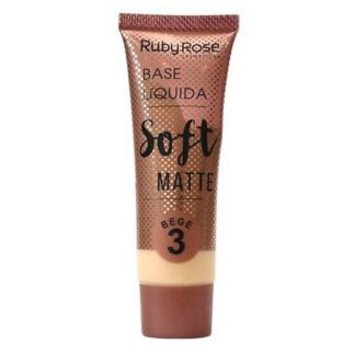 RUBY ROSE Тональный крем матирующая Soft Matte Bege