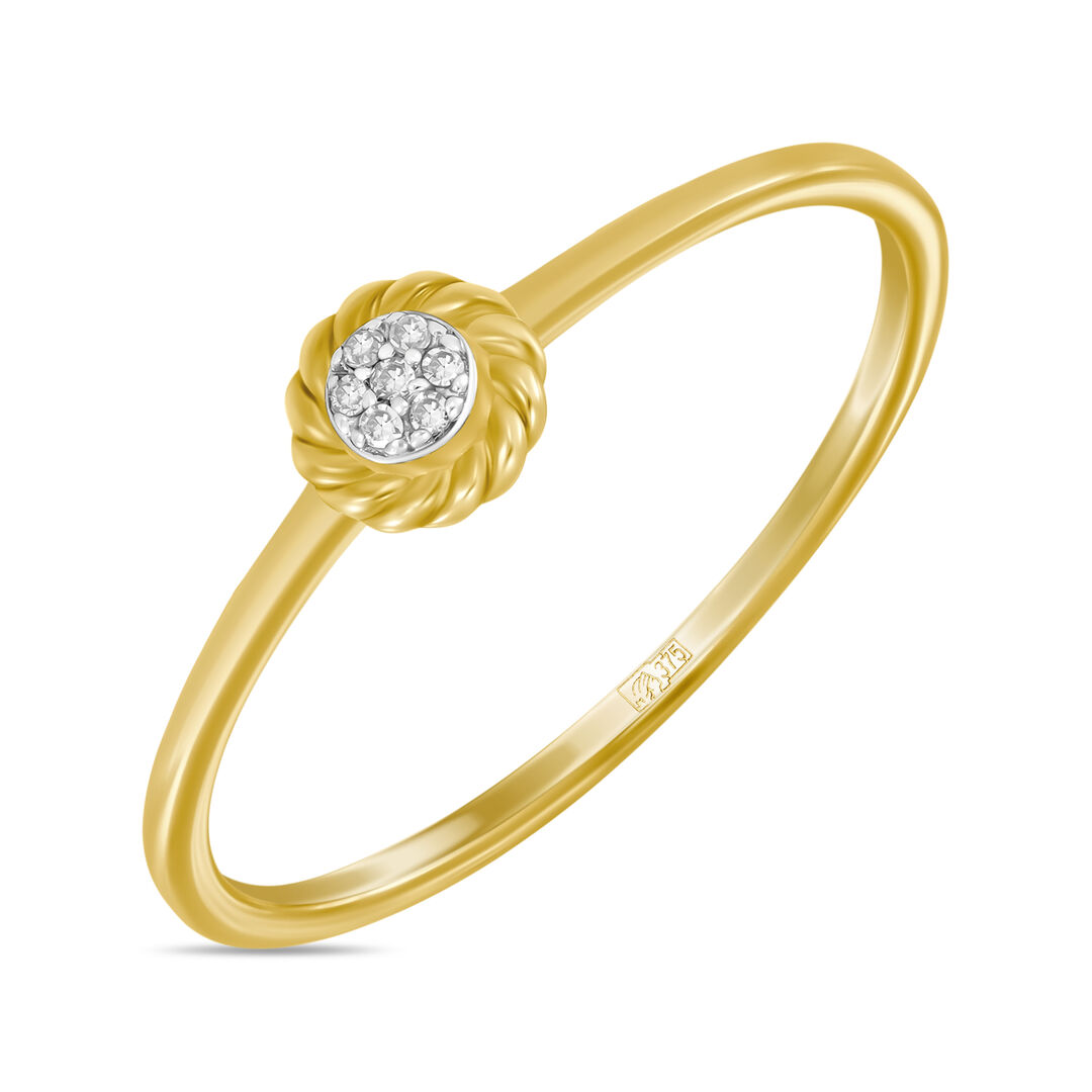 Золотое Кольцо с бриллиантами