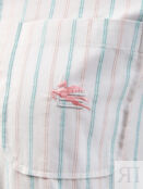 Укороченная рубашка в тонкую полоску с завязками ETRO