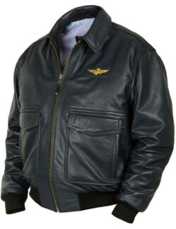 Лётная кожаная куртка мужская A2 Marina Militare Art.336