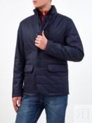 Утепленная стеганая куртка с потайным капюшоном CANALI
