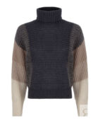 Вязаный свитер Peserico S99093F05 тем.серый 42