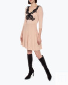 Платье Anna Molinari 7A043A розовый+черный s