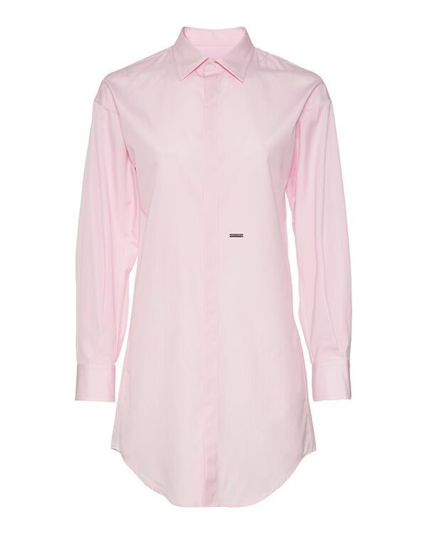 Платье-рубашка DSQUARED2 S75CV0403 розовый 40