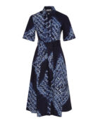 Платье P.A.R.O.S.H. COTAYD724071 синий+белый m