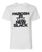 Футболка P.A.R.O.S.H. COBLACK110038 белый+черный xs