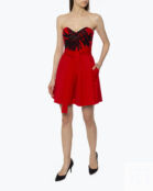 Платье P.A.R.O.S.H. LILIUXY731196Z красный+черный m