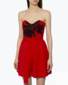 Платье P.A.R.O.S.H. LILIUXY731196Z красный+черный m