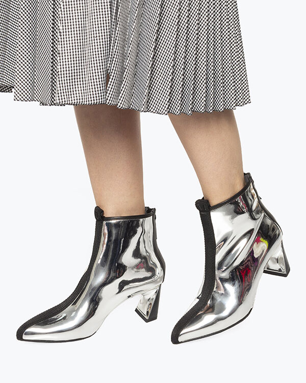 Ботильоны United Nude 1058714113Lucid Molten Mi серебряный 36