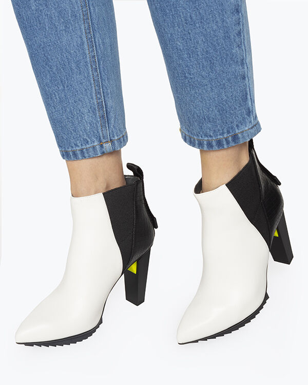 Ботильоны United Nude 103515101490 Lev Bootie черный+белый 36
