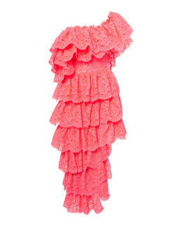 Платье Kalmanovich SS2021 неон розовый m