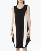 Платье 5Preview EDA.W220 черный+белый xs