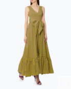 Платье P.A.R.O.S.H. CAMILLO722470 желтый+фиолетовый xs