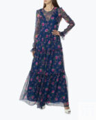 Платье PHILOSOPHY DI LORENZO SERAFINI A0442 синий+розовый 42