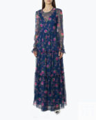 Платье PHILOSOPHY DI LORENZO SERAFINI A0442 синий+розовый 42