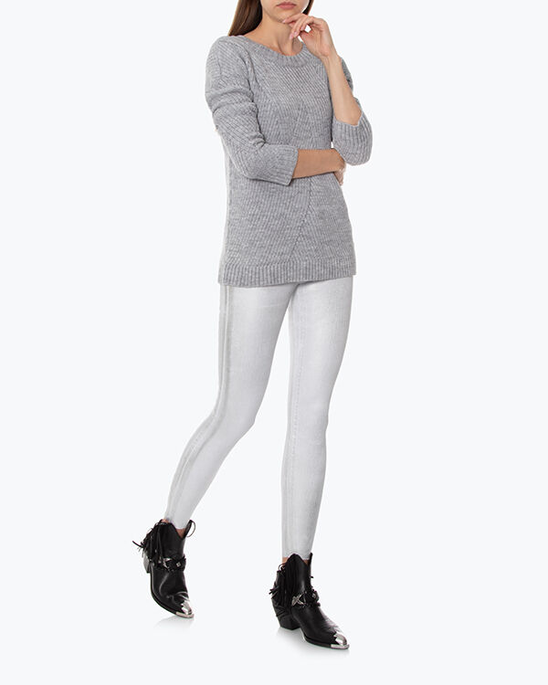 Джинсы Black Orchid BO298SAF белый+серебряный 25