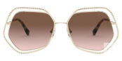 Солнцезащитные очки женские коричневые Miu Miu