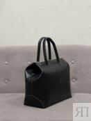 Женская сумка саквояж-трансформер черная A0201