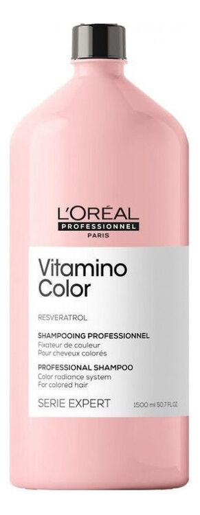 Шампунь для защиты цвета волос с ресвератролом Serie Expert Vitamino Color фото 1