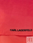 Свободная туника с V-образным вырезом и градиентом KARL LAGERFELD