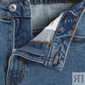 Шорты-бермуды Мом из джинсовой ткани 12 синий