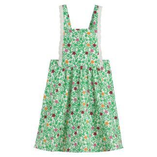 Платье-фартук С цветочным принтом 8 лет - 126 см разноцветный