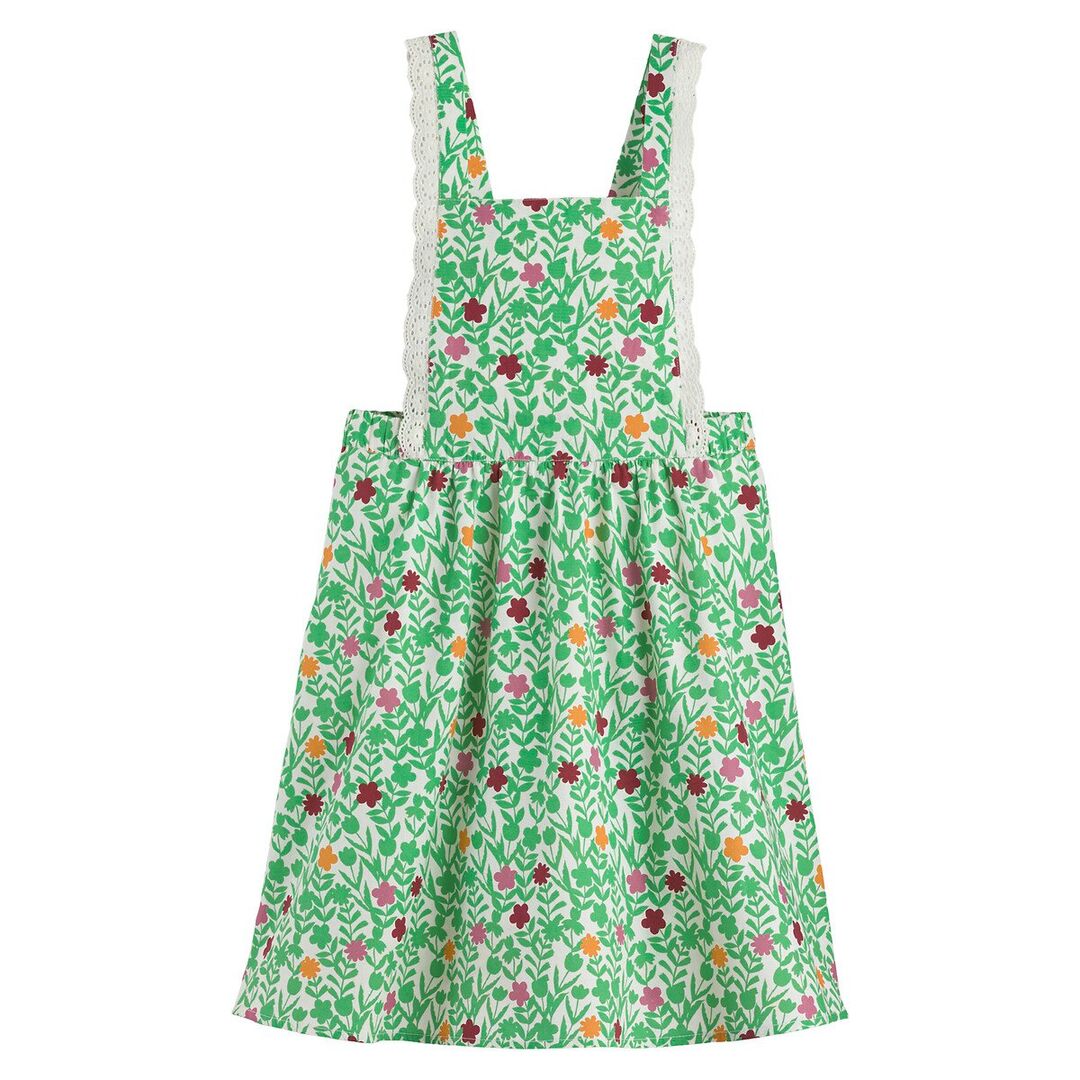 Платье-фартук С цветочным принтом 6 лет - 114 см разноцветный