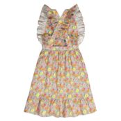 Платье Без рукавов с принтом Liberty Fabrics 5 лет - 108 см каштановый