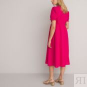 Платье Для периода беременности из английской вышивки 46 розовый
