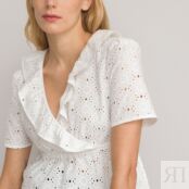 Блузка Для периода беременности с английской вышивкой 46 (FR) - 52 (RUS) бе