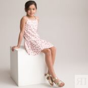 Комплект из 2 платьев на Тонких бретелях 3-12 лет 12 лет -150 см розовый