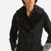 Пальто Длинное с застежкой на пуговицы 50 (FR) - 56 (RUS) черный