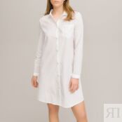 Рубашка Ночная из ткани с вышивкой гладью 52 (FR) - 58 (RUS) белый