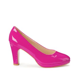 Туфли-лодочки На широком каблуке для широкой стопы размер 38-45 42 розовый