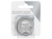 Invisibobble - Резинка-браслет для волос Chrome Sweet Chrome, с подвесом, 3